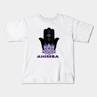 Ahimsa, Sanskrit Kids T-Shirt